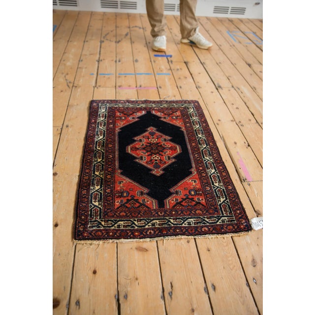 1940s Vintage Malayer Rug Mat - 2'3" X 2'11" For Sale - Image 5 of 8