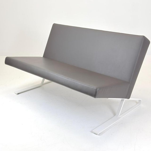 Mid-Century Satyr Compact Leather Sofa, Germany, 2000s For Sale - Image 14 of 18