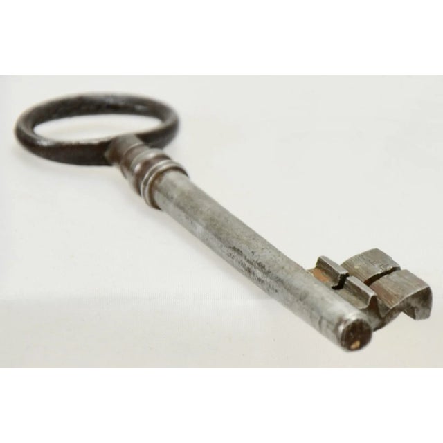 European 4” Antique Key With Tassel Color Choice For Sale - Image 4 of 8