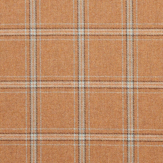 Blackburn Merino Plaid in camel is a traditional twill weave made of superfine lambswool yarns that are mÃ©lange spun for...