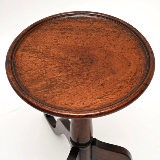 Brown Antique Georgian Wine Tables, 1770, Set of 2 For Sale - Image 8 of 11