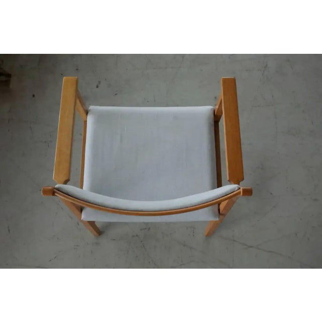 Wood Børge Mogensen Model 3242 Oak Side or Armchair for Fredericia Stolefabrik For Sale - Image 7 of 10