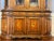 Mid 20th Century Vintage Italian Provincial Baroque Style Floral Marquetry Curved Glass China Cabinet For Sale - Image 5 of 12
