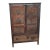 19th Century Virginia Walnut Pie Safe With Original Star Punched Tins For Sale