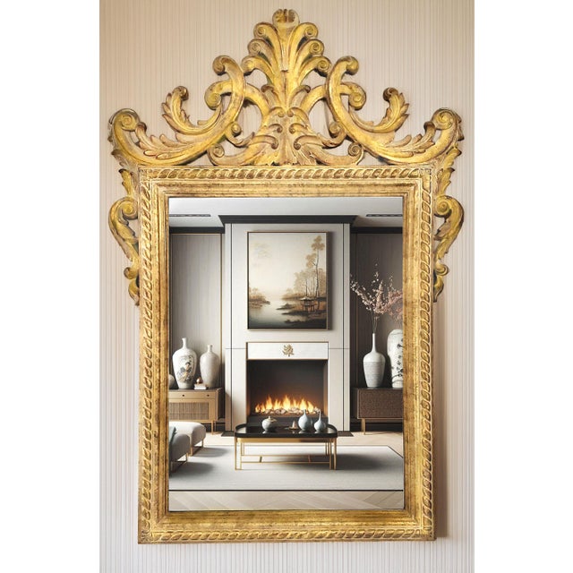 Late 20th Century Beveled Wall Mirror 1998 For Sale - Image 5 of 13