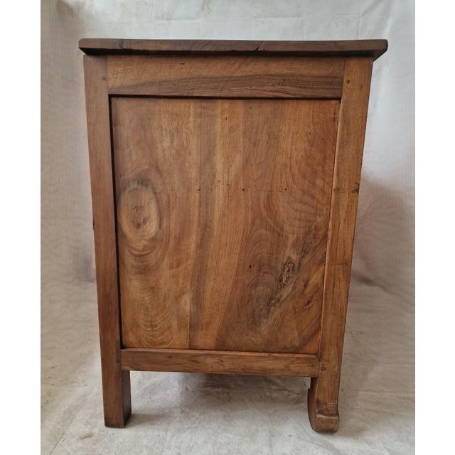 Biedermeier Chest of Drawers in Walnut, 1890s For Sale - Image 10 of 11