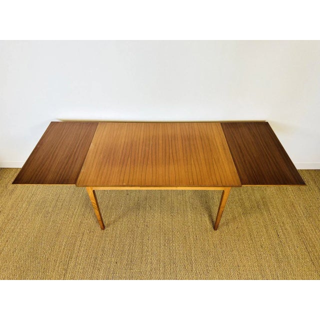 Wood Vintage Scandinavian Teak Dining Table with Extensions, 1960 For Sale - Image 7 of 13