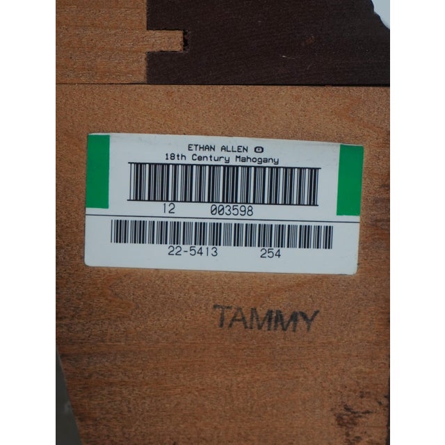 Ethan Allen Mahogany Inlaid Double Dresser For Sale - Image 17 of 18