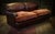 2-Seater Sofa in Burgundy Leather and Velvet from George Smith, 2010s For Sale - Image 4 of 18