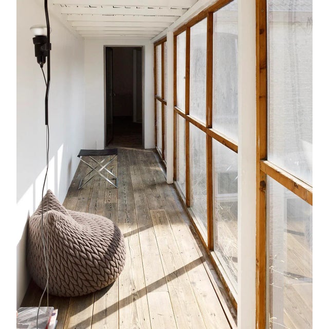 Contemporary Slumber Pouffe Large by Aleksandra Gaca For Sale - Image 3 of 5