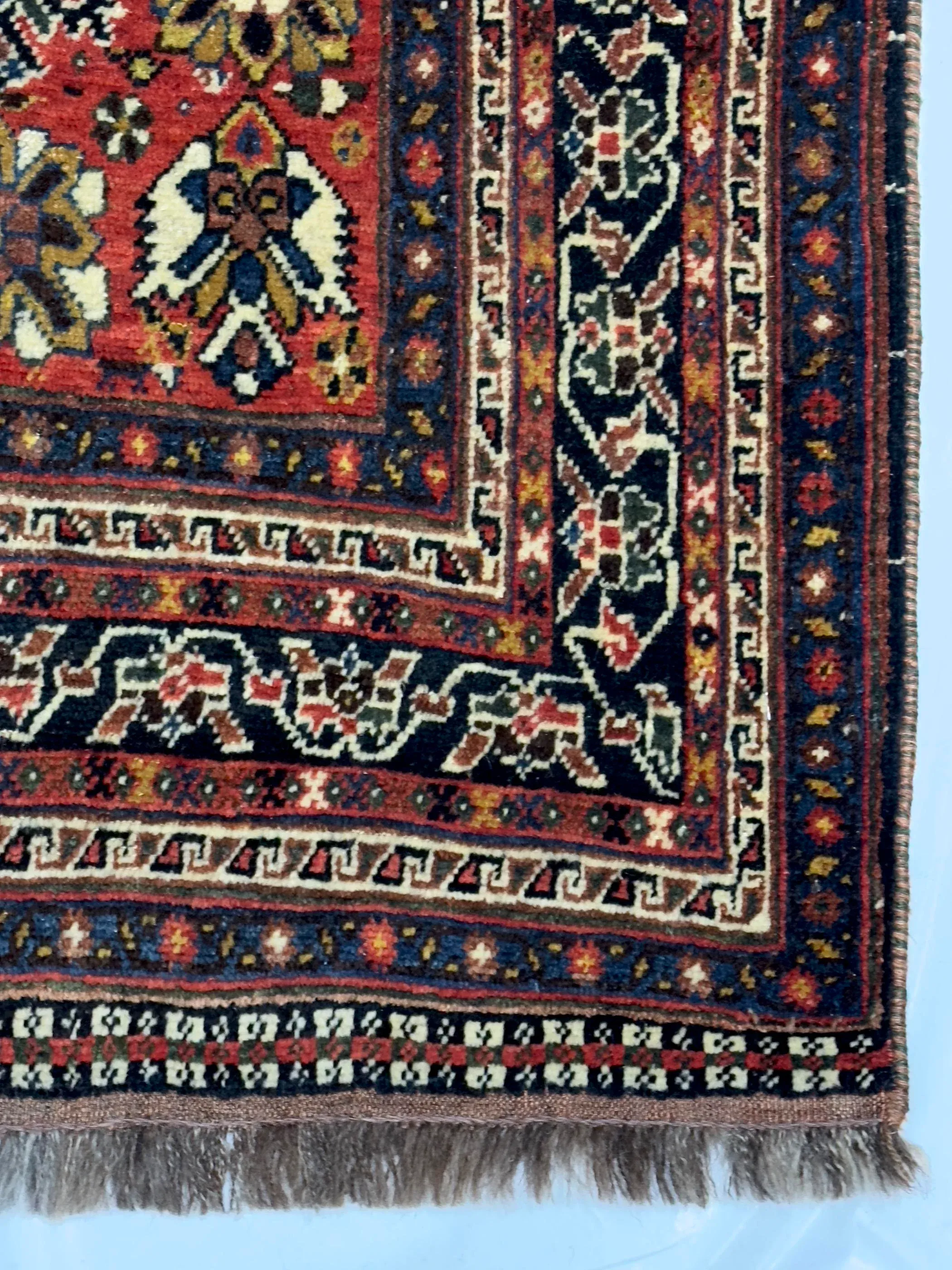 Antique Sw Persian Qashqai Rug 5'4