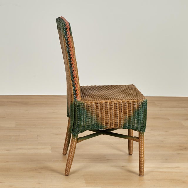 Two Piece Set of Antique Wicker by Lloyd Loom For Sale - Image 15 of 18