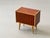 Mid-Century Modern Bedside Table with Drop-Down Door, 1950s For Sale - Image 9 of 17