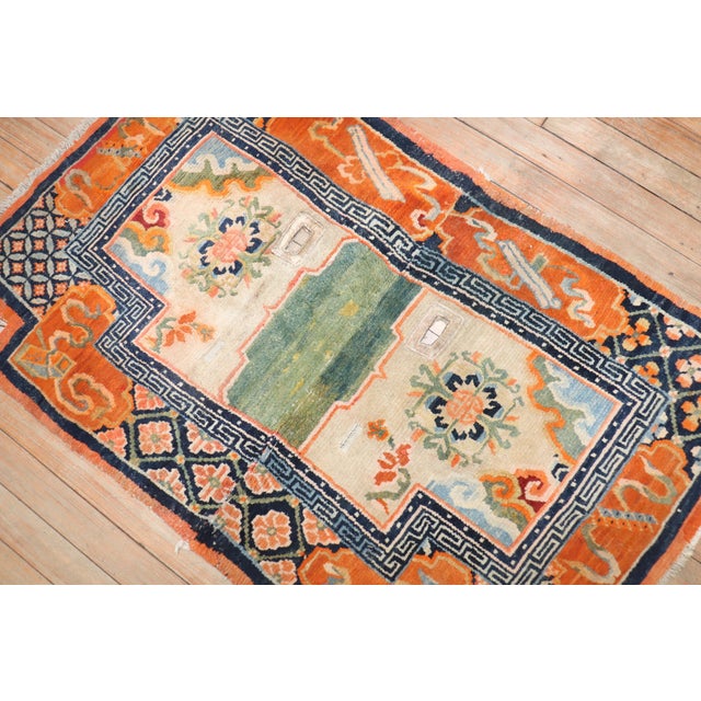 Early 20th Century Tibetan Saddlebag Textile Rug For Sale - Image 11 of 18