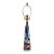 Mid 20th Century Fulvio Bianconi Style Murano Blue Art Glass Table Lamp For Sale