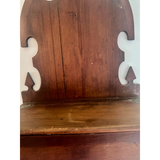 19th Century Victorian Gothic Revival Wall Mount Box For Sale - Image 4 of 12