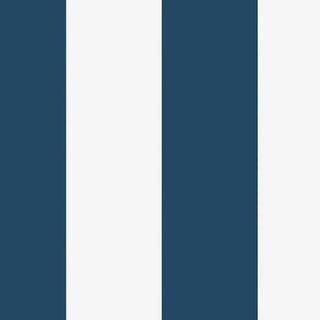 Sample - Borastapeter Orust Stripe Wallpaper in Navy For Sale