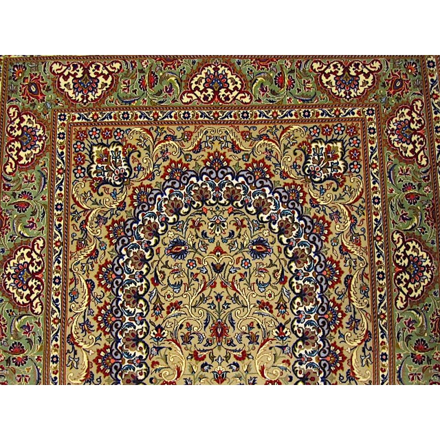 Kashan Shadsar Rug, 1970s For Sale - Image 3 of 15