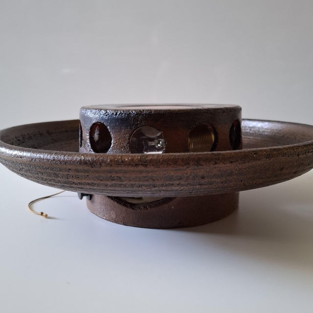 Scandinavian Ceramic Wall Lamp, Sweden, 1960s For Sale - Image 9 of 18