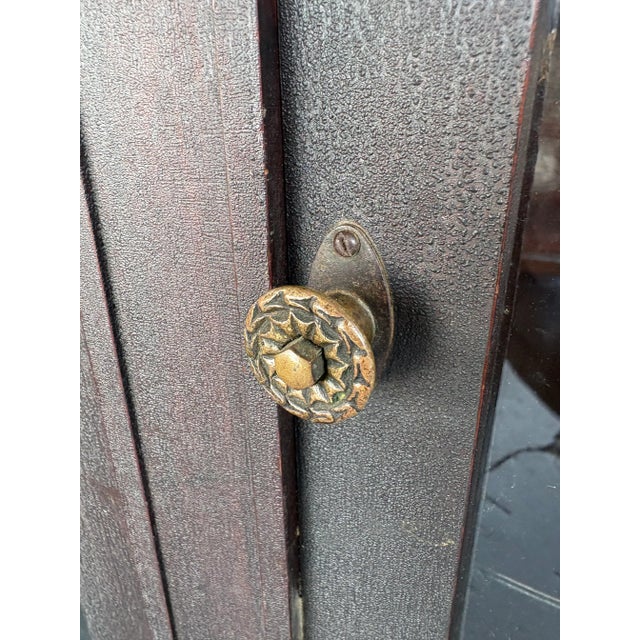 Traditional Antique Federal Display Cabinet For Sale - Image 3 of 12