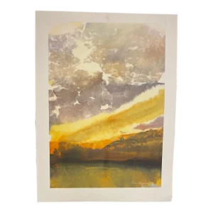 1980's, Contemporary Abstract Watercolor Painting by John Kokkinos
