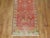 Asian Antique Zabihi Collection Red Worn Antique Khotan Runner - 2'5" x 9' For Sale - Image 3 of 5