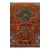 8x10Ft. Brunt Orange Persian Hand Knotted Wool Rugs For Sale