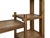1980s Rustic Thick Bold Wood Multi-Shelves Display Cabinet Bookcase Room Divider For Sale - Image 14 of 18