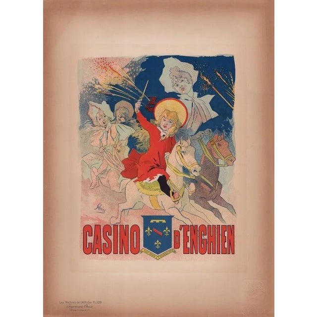 J. Chéret, Casino d'Enghien from Les Maîtres de L'Affiche, 1898, Original Lithograph For Sale - Image 12 of 13