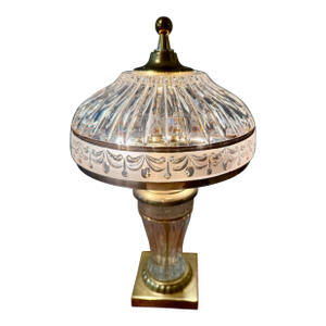 Crystal Hollywood Regency Boudoir Lamp
