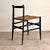 Mid-Century Modern Vintage Shortened Chair in Black Ash by Gio Ponti for Cassina, 1950s For Sale - Image 3 of 4