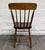 Brown Antique American Windsor Farmhouse Style Plank Seat Dining Side Accent Chair For Sale - Image 8 of 11