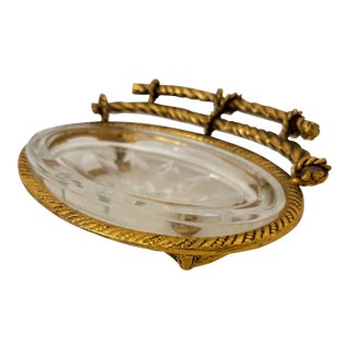 Hollywood Regency Rope and Tassel Soap Dish Holder Italian Style 1960 For Sale