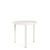 Brown Jordan Kantan Aluminum 20" Round Occasional Table in Chalk For Sale