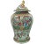 Antique Chinese Large Famille Rose Vase with Lid For Sale