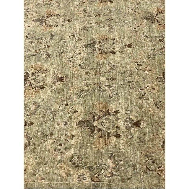 Handwoven European Style Area Rug 5’7″ X 7’9″ For Sale - Image 9 of 11