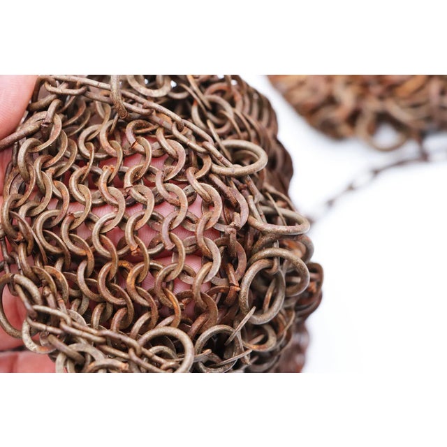 Medieval Iron Gauntlets of Mail, Ca. 1400 to 1600, Europe - a Pair For Sale - Image 12 of 12