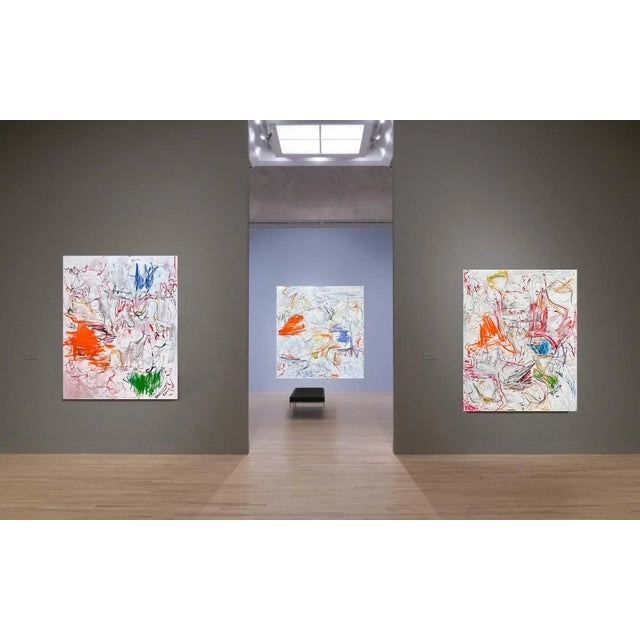 XL "Silent Witness" by Trixie Pitts Abstract Expressionist Oil Painting For Sale In Nashville - Image 6 of 13