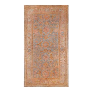 19th Century Turkish Oushak Carpet ( 4'10 X 8'8" - 147 X 264 ) For Sale