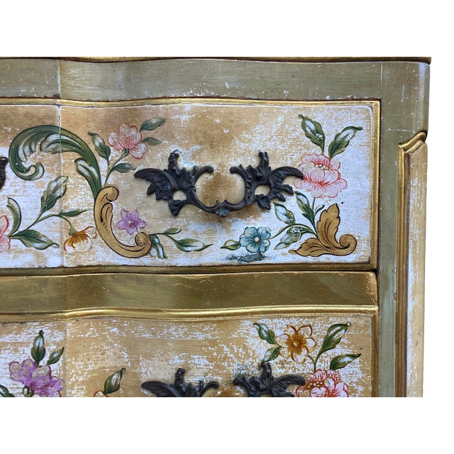 1960s Vintage Hand Painted Italian Dresser For Sale - Image 5 of 9