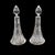 English Pair of Small Antique Scent Bottles, English, Perfume Decanter, Silver Collar For Sale - Image 3 of 12