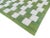 Textile Handmade Cotton Vegetable Dyed Moss Green and White Striped Block Rug 8'x10' For Sale - Image 7 of 10