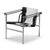 Chair designed by le corbusier, pierre jeanneret, charlotte perriand in 1928. Relaunched in 1965. manufactured by cassina...