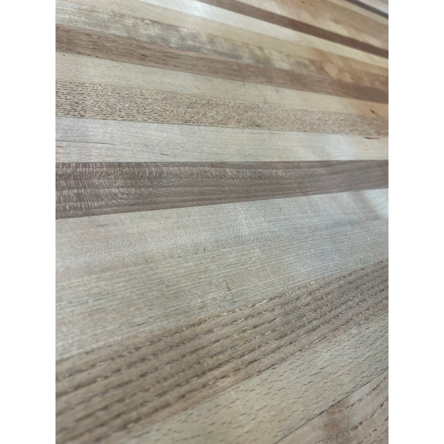 Early 21st Century Custom Teak Butcher Block Dining Table For Sale - Image 5 of 8