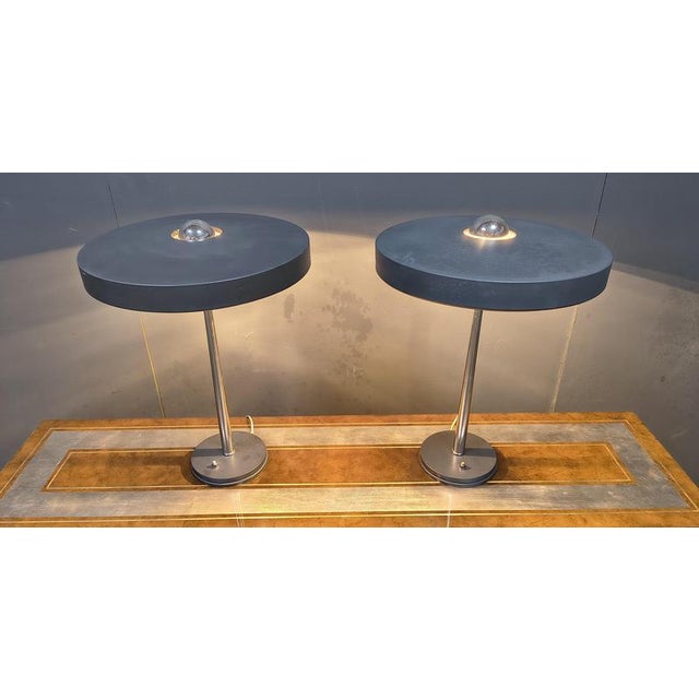 Vintage Desk Lamps by Louis Kalff, 1960s, Set of 2 For Sale - Image 3 of 10