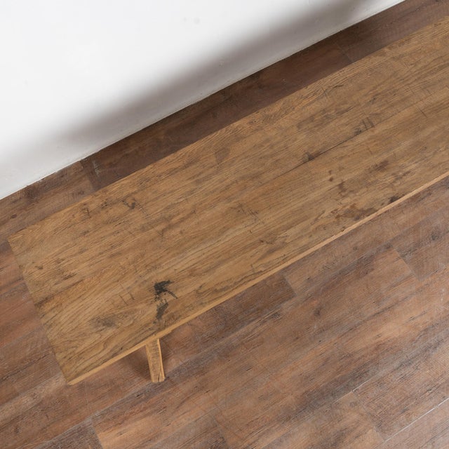 Early 20th Century 20th Century Rustic Narrow Coffee Table or Bench For Sale - Image 5 of 11