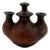 Mid-Century Modern German Brutalist Studio Pottery Oil Lamp by Petra Töpferei, 1970s For Sale