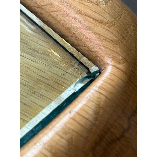 Sculptural Wood + Glass Cocktail Table by Scott Jaster C1989 For Sale - Image 10 of 12