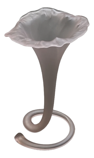 Glass Lily Vase, 1970s