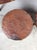 Wood Mid Century Modern Embossed Leather and Teak Coffee Table and Matching Stools For Sale - Image 7 of 18
